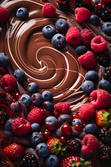 Chocolate and Berry Swirl