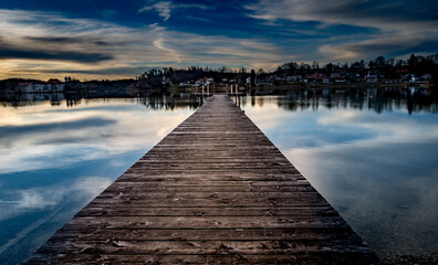 pier on the lake