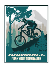Mountain Bike Logo Adventure 05