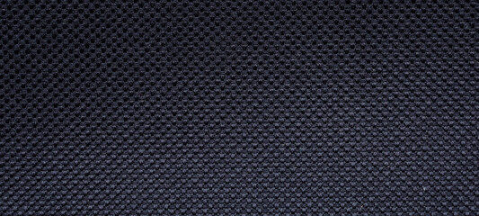 Black fabric texture pattern background