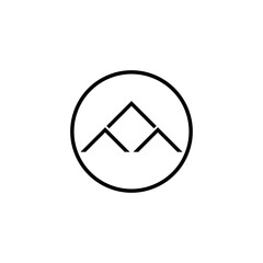 Roof house homes image graphic icon logo  isolated on  white