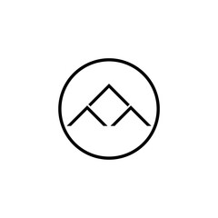 Roof house homes image graphic icon logo  isolated on  white