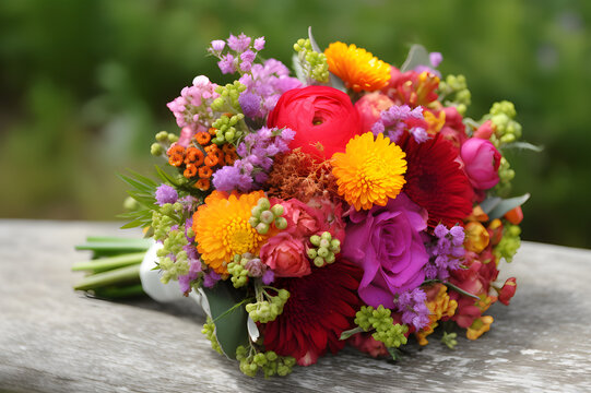 Realistic Flower Bouquet for Every Occasion - Generated by Generative AI