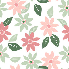 A gorgeous wallpaper featuring a delicate garden scene in soft, pastel hues. Perfect for creating a tranquil and serene atmosphere in any room.