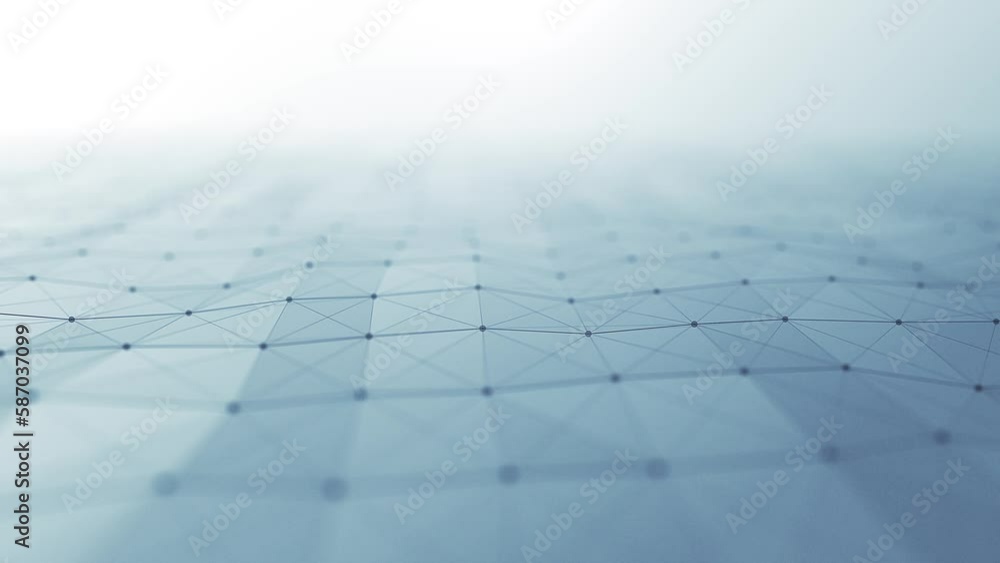 Poster white ground plexus digital fx background/ white ground plexus digital fx background/ 4k animation o
