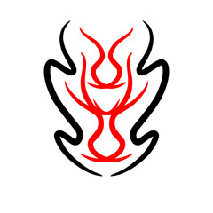 Pinstripe, Pinstripe ornaments, vintage paint elements