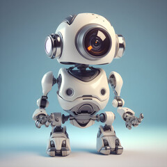 Futuristic AI Robot for Everyday Assistance made with Generative AI