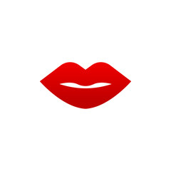 Lips icon vector