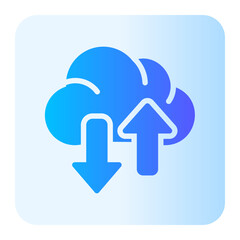 cloud gradient icon