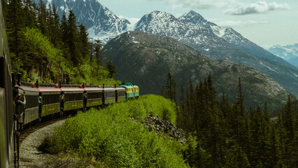 Journey Through the Mountains: Exploring Skagway, Alaksa by Train