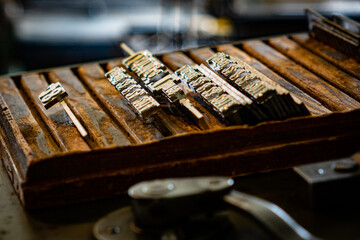Old Printing press numbers