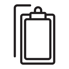 clipboard line icon