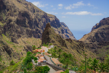 Obraz premium pueblo de masca en Tenerife