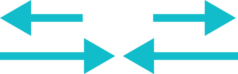 Obraz premium long gray arrows, arrow icons