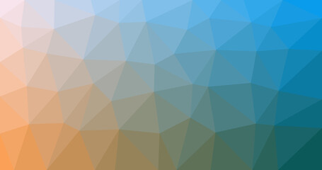 Gradient colour low poly background