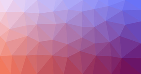 Gradient colour low poly background