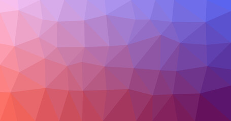 Gradient colour low poly background