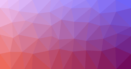 Gradient colour low poly background