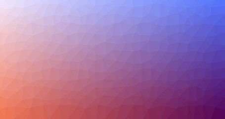 Gradient colour low poly background