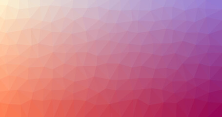 Gradient colour low poly background
