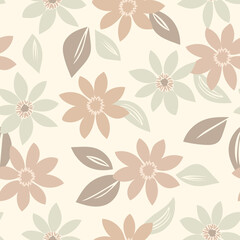 A lovely floral background in pretty pastel shades, perfect for adding a touch of spring to any project