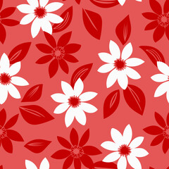 A romantic seamless pattern of pastel blossoms that will add a charming and dreamy touch to any design project.