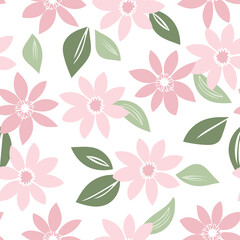 A gentle, soft floral pattern in muted pastel colors. Perfect for adding a subtle touch of beauty to any design project.