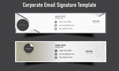 Corporate Email Signature template