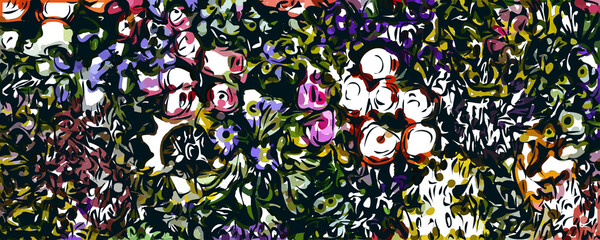 colorful flower design background is very beautiful with PNG's format