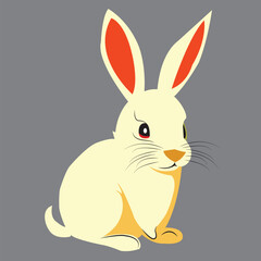easter bunny with eggs