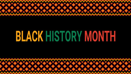 Black history month social media post vector design