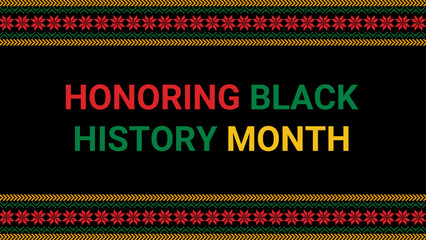 Black history month social media post vector design