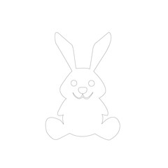 easter bunny with a background
