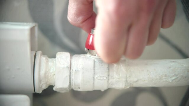 Plumbing pipe brass water supply valve stopcock handle