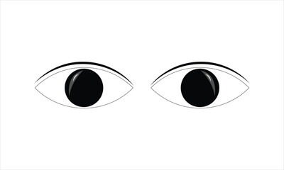 Eyes Vector, Logo illustration of eyes