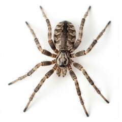 spider isolated on white background