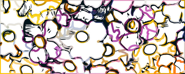 colorful flower design background is very beautiful with PNG's format