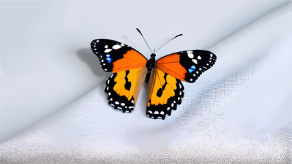 Plakat butterfly on a flower