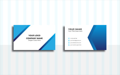 Modern business card design Creative business card White & blue business card design Simple business card Premium business card template Luxury business card presentation