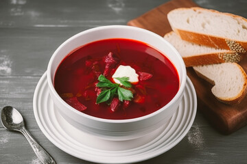delicious Russian beet soup