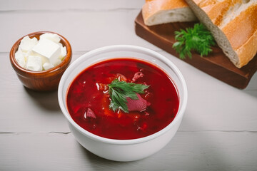 delicious Russian beet soup