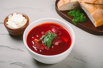 delicious Russian beet soup