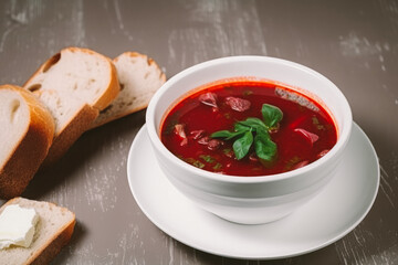delicious Russian beet soup