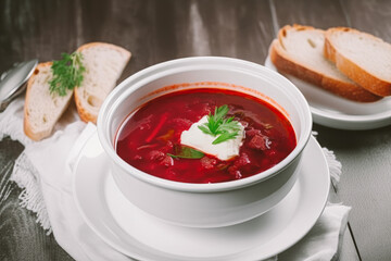 delicious Russian beet soup