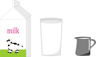 三種類のミルク