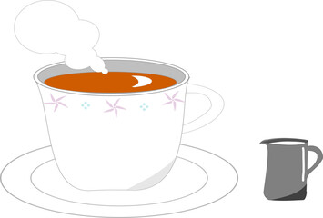 ホットミルクティー