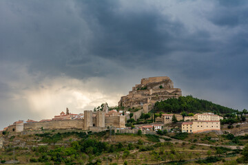 Fototapeta na wymiar Panoramic Morella View