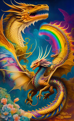 Dragon created
with Generative Al technology