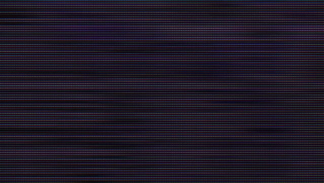 Transforming abstract dynamic cyberpunk bad tv effect, noisy psychedelic background.