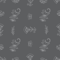 springtime flowering seamless pattern 2
